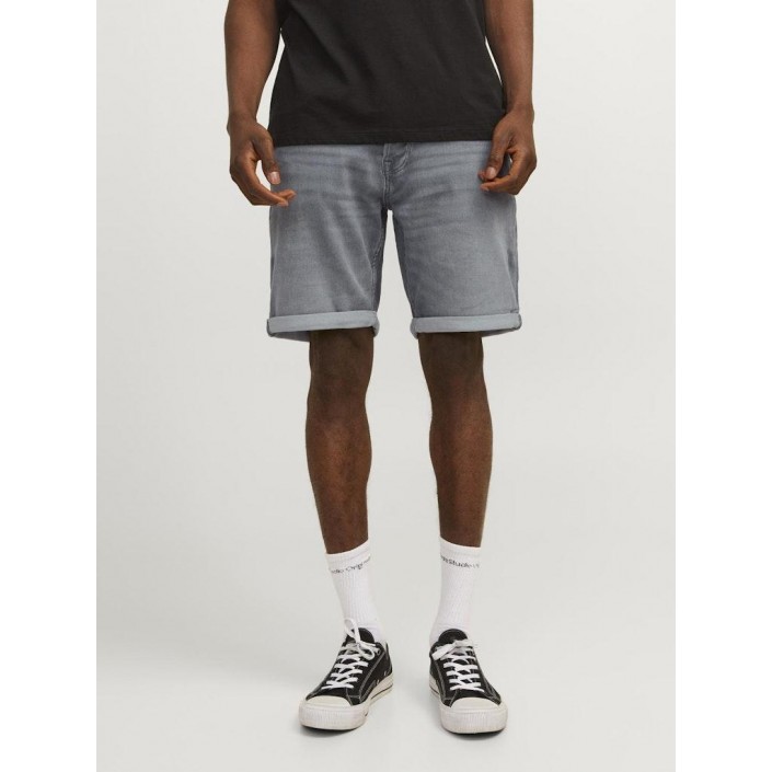 JACK&JONES INTELLIGENCE JJIRICK JJICON SHORTS GE 370 I.K SS: Grey Denim | Freewear JJIRICK JJICON SHORTS GE 370 I.K SS: - www.freewear.nl - Freewear