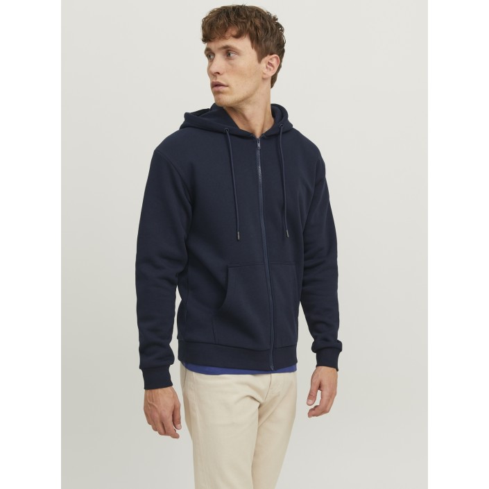 Jack & Jones:JACK&JONES ESSENTIALS JJEBRADLEY SWEAT ZIP HOOD NOOS Navy Blazer | Freewear JJEBRADLEY SWEAT ZIP HOOD NOOS - www.freewear.nl - Freewear
