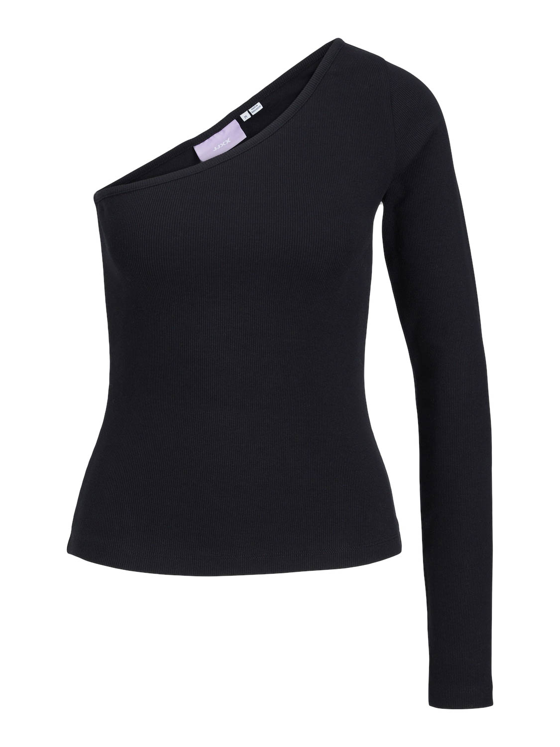 Jack and Jones Jxfunda Str One Shoulder Ls Rib Top: