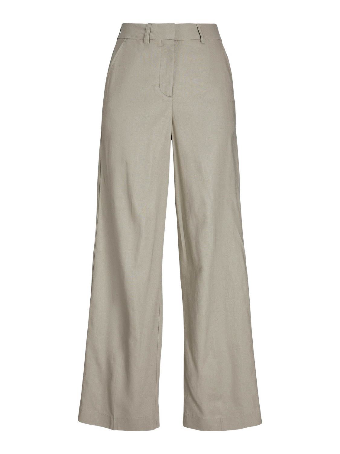 Linnen Hoge Taille Broek in Fungi Jack & Jones , Brown , Dames