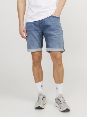 JACK&JONES INTELLIGENCE JJIRICK JJICON SHORTS GE 381 I.K SS: Blue Denim | Freewear JJIRICK JJICON SHORTS GE 381 I.K SS: - www.freewear.nl - Freewear