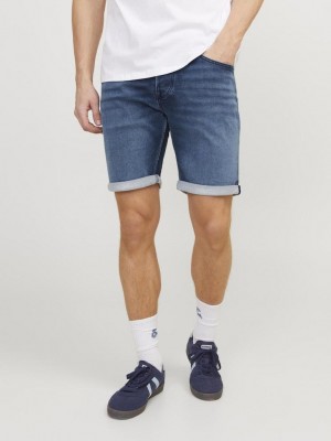 JACK&JONES INTELLIGENCE JJIRICK JJICON SHORTS GE 341 I.K SS: Blue Denim | Freewear JJIRICK JJICON SHORTS GE 341 I.K SS: - www.freewear.nl - Freewear