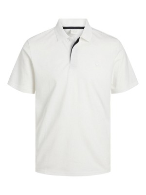 JACK%JONES PREMIUM JPRCCRODNEY SS POLO NOOS Cloud Dancer | Freewear JPRCCRODNEY SS POLO NOOS - www.freewear.nl - Freewear