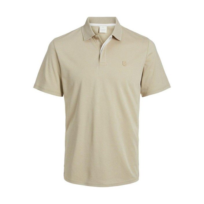 JACK%JONES PREMIUM JPRCCRODNEY SS POLO NOOS Fields Of Rye | Freewear JPRCCRODNEY SS POLO NOOS - www.freewear.nl - Freewear