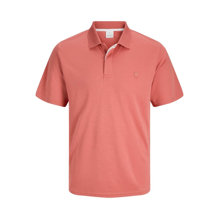 JACK%JONES PREMIUM JPRCCRODNEY SS POLO NOOS Faded Rose | Freewear JPRCCRODNEY SS POLO NOOS - www.freewear.nl - Freewear