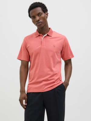 JACK%JONES PREMIUM JPRCCRODNEY SS POLO NOOS Faded Rose | Freewear JPRCCRODNEY SS POLO NOOS - www.freewear.nl - Freewear