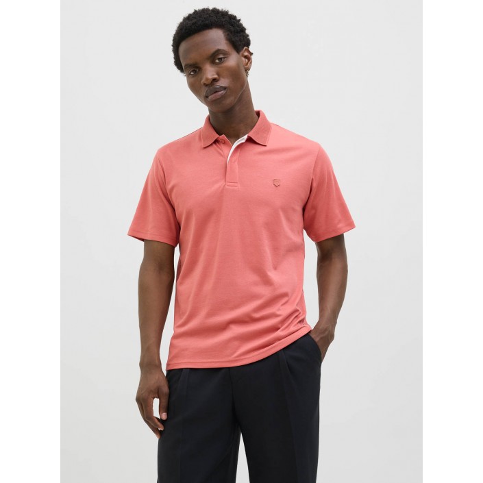 JACK%JONES PREMIUM JPRCCRODNEY SS POLO NOOS Faded Rose | Freewear JPRCCRODNEY SS POLO NOOS - www.freewear.nl - Freewear