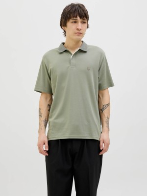 JACK%JONES PREMIUM JPRCCRODNEY SS POLO NOOS Dried Sage | Freewear JPRCCRODNEY SS POLO NOOS - www.freewear.nl - Freewear