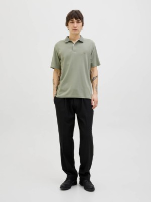 JACK%JONES PREMIUM JPRCCRODNEY SS POLO NOOS Dried Sage | Freewear JPRCCRODNEY SS POLO NOOS - www.freewear.nl - Freewear