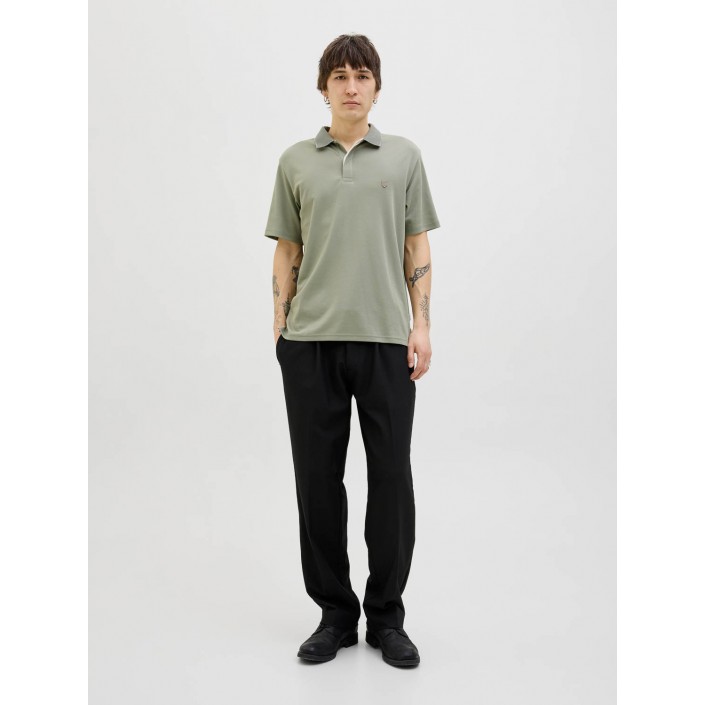 JACK%JONES PREMIUM JPRCCRODNEY SS POLO NOOS Dried Sage | Freewear JPRCCRODNEY SS POLO NOOS - www.freewear.nl - Freewear