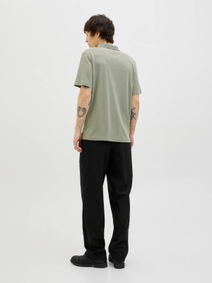 JACK%JONES PREMIUM JPRCCRODNEY SS POLO NOOS Dried Sage | Freewear JPRCCRODNEY SS POLO NOOS - www.freewear.nl - Freewear