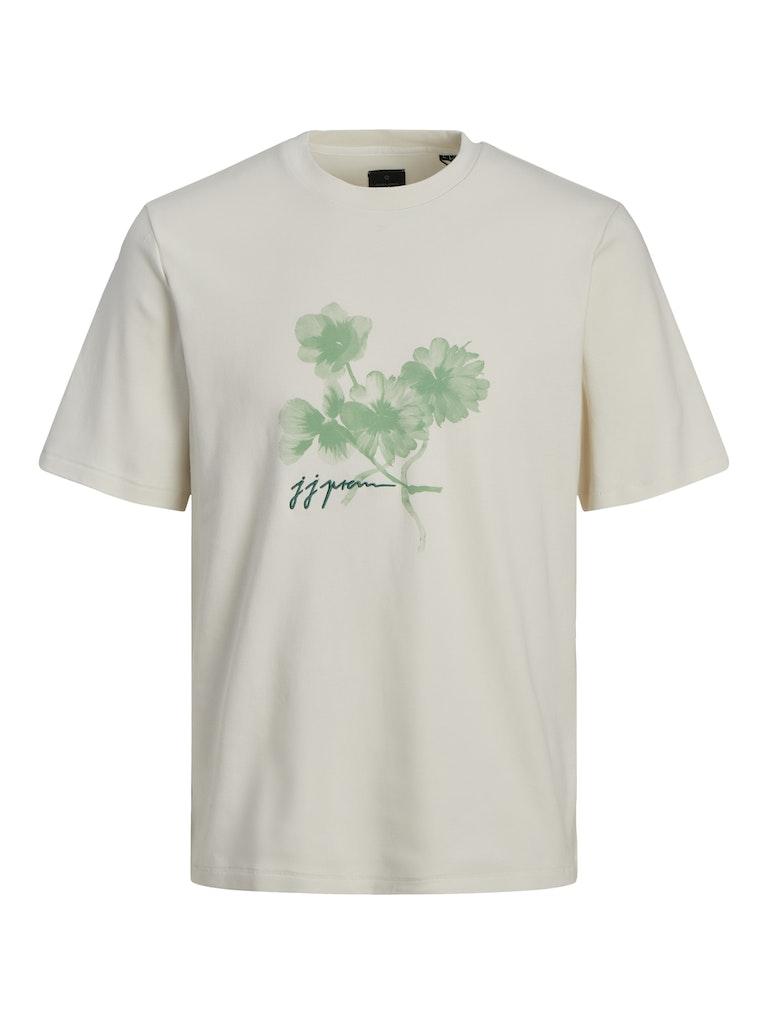 Jack & Jones Blaroman Graphic T-Shirt Mannen op kleur beige, Maat XL