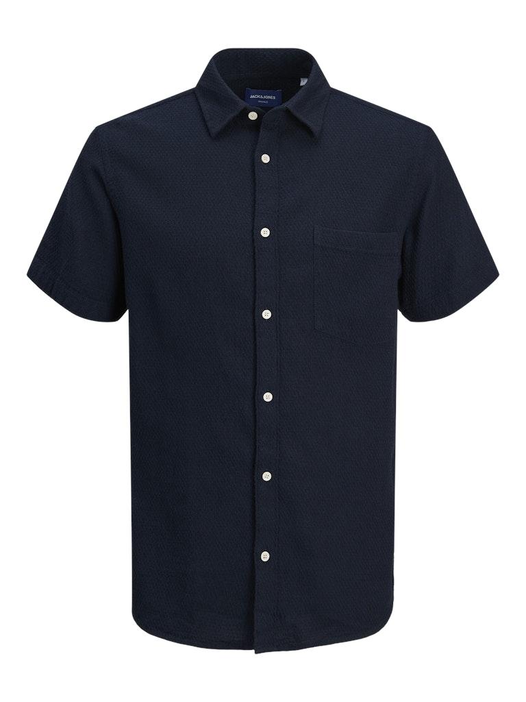 Jack & Jones Overhemd Jortampa Dobby Shirt Ss 12251801 Mannen Maat - S