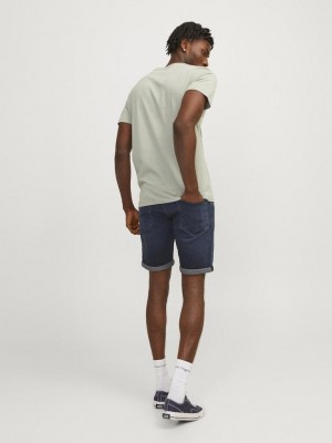 JACK&JONES INTELLIGENCE JJIRICK JJICON SHORTS GE 604 I.K SS: Blue Denim | Freewear JJIRICK JJICON SHORTS GE 604 I.K SS: - www.freewear.nl - Freewear