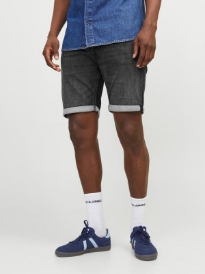 JACK&JONES INTELLIGENCE JJIRICK JJICON SHORTS SQ 612 I.K SS: Black Denim | Freewear JJIRICK JJICON SHORTS SQ 612 I.K SS: - www.freewear.nl - Freewear