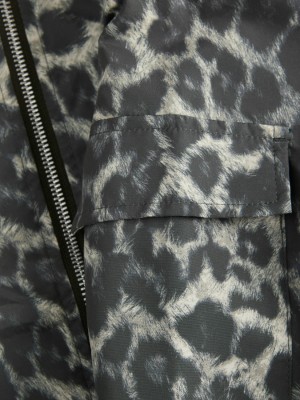 JACK&JONES ORIGINALS JXLEILA BOMBER JACKET OTW NOOS Thunderstorm/Leopard | Freewear JXLEILA BOMBER JACKET OTW NOOS - www.freewear.nl - Freewear