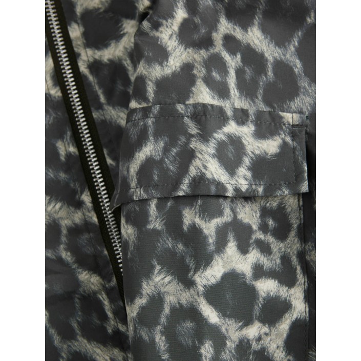 JACK&JONES ORIGINALS JXLEILA BOMBER JACKET OTW NOOS Thunderstorm/Leopard | Freewear JXLEILA BOMBER JACKET OTW NOOS - www.freewear.nl - Freewear