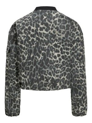 JACK&JONES ORIGINALS JXLEILA BOMBER JACKET OTW NOOS Thunderstorm/Leopard | Freewear JXLEILA BOMBER JACKET OTW NOOS - www.freewear.nl - Freewear