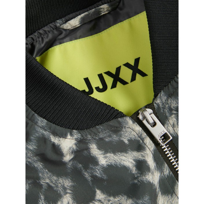 JACK&JONES ORIGINALS JXLEILA BOMBER JACKET OTW NOOS Thunderstorm/Leopard | Freewear JXLEILA BOMBER JACKET OTW NOOS - www.freewear.nl - Freewear