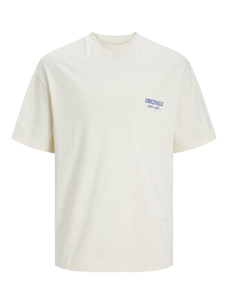 JACK&JONES JUNIOR JORSANTORINI BACK TEE SS CREW NECK JNR Jongens T-shirt - Maat 140