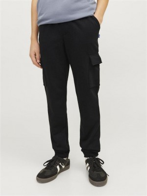 jack en jones boys JPSTGORDON JJBRADLEY CARGO PAN NOOS: Black | Freewear JPSTGORDON JJBRADLEY CARGO PAN NOOS: - www.freewear.nl - Freewear