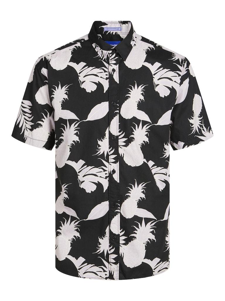 Jack & Jones Overhemd Jorjoshua Aruba Aop Shirt Ss 12255196 Tap Shoe Mannen Maat - XXL