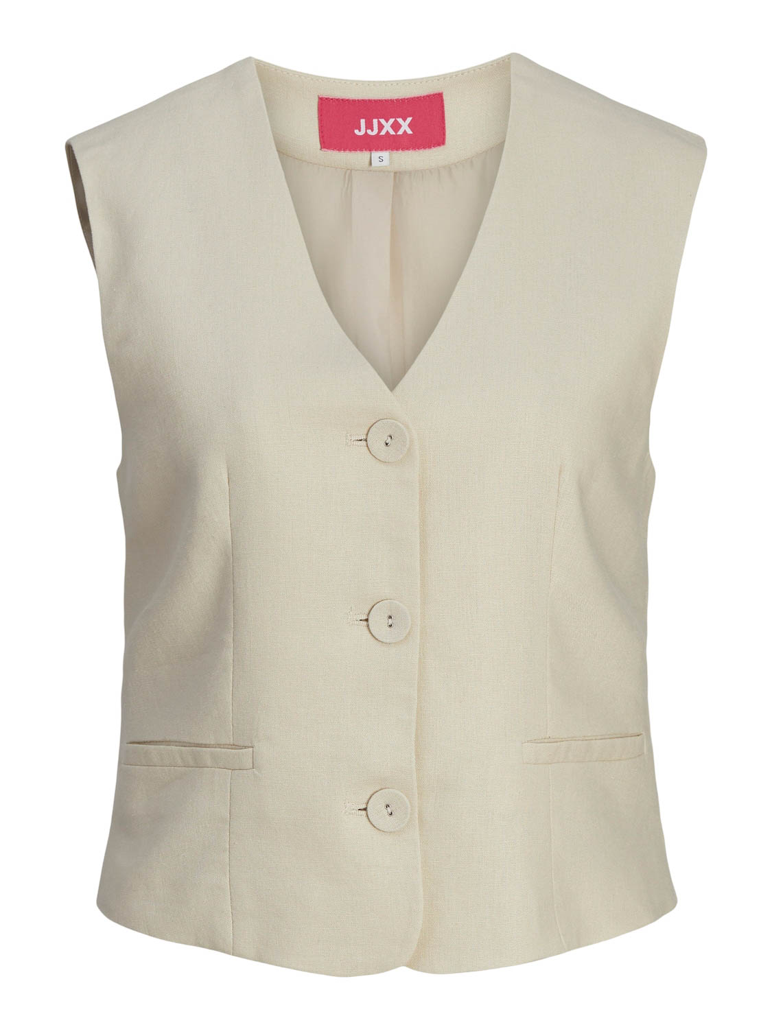 Jack and Jones Jxmary Linen Waistcoat Tlr