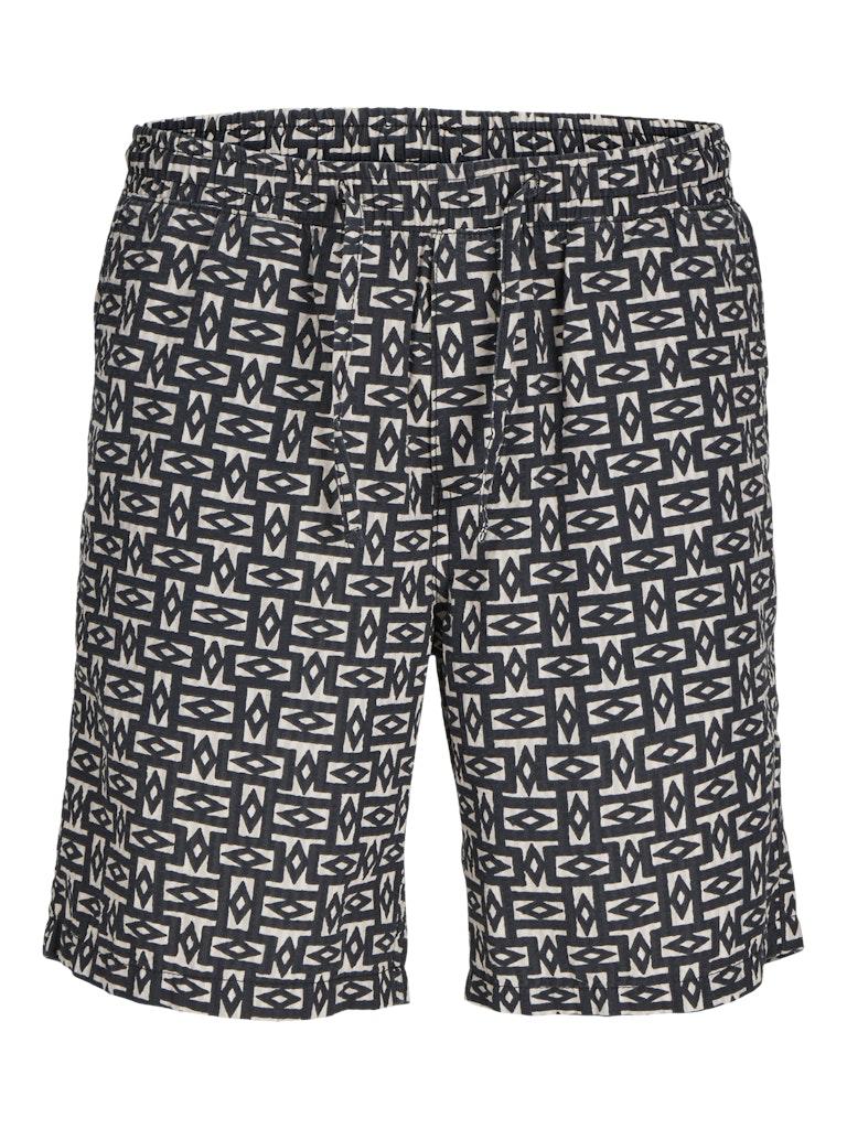 Regular fit korte broek met all-over print, model 'JAIDEN'