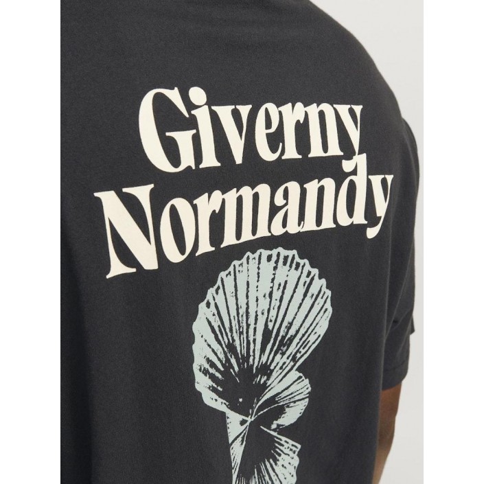 JACK&JONES ORIGINALS JORMILOS TEE SS CREW NECK SN Black | Freewear JORMILOS TEE SS CREW NECK SN - www.freewear.nl - Freewear