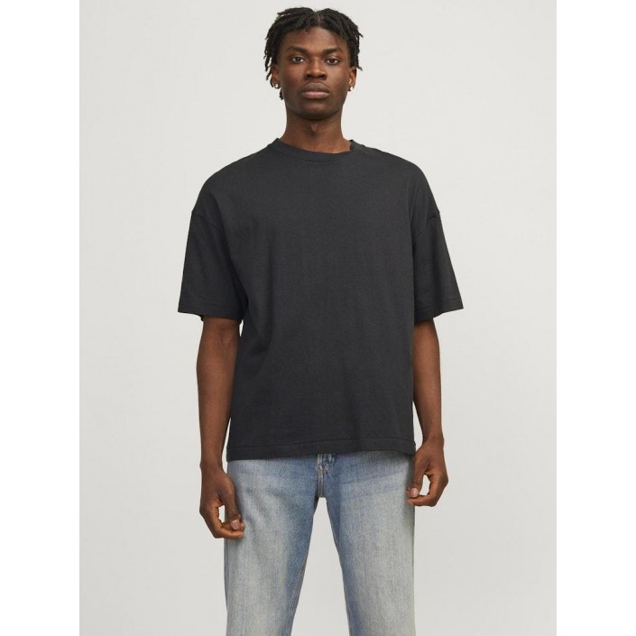 JACK&JONES ORIGINALS JORMILOS TEE SS CREW NECK SN Black | Freewear JORMILOS TEE SS CREW NECK SN - www.freewear.nl - Freewear