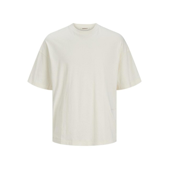 JACK&JONES ORIGINALS JORMILOS TEE SS CREW NECK SN Buttercream | Freewear JORMILOS TEE SS CREW NECK SN - www.freewear.nl - Freewear