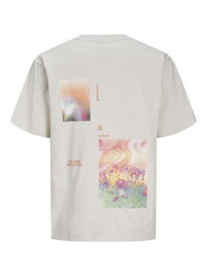 JACK&JONES ORIGINALS JCOSOLARRIZE TEE SS CREW NECK LN Moonbeam | Freewear JCOSOLARRIZE TEE SS CREW NECK LN - www.freewear.nl - Freewear