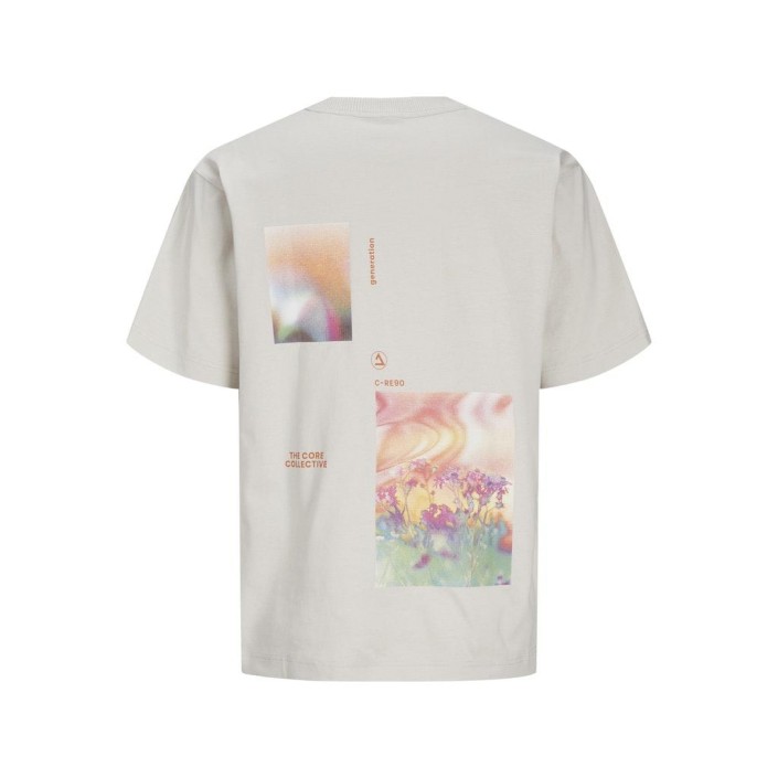 JACK&JONES ORIGINALS JCOSOLARRIZE TEE SS CREW NECK LN Moonbeam | Freewear JCOSOLARRIZE TEE SS CREW NECK LN - www.freewear.nl - Freewear