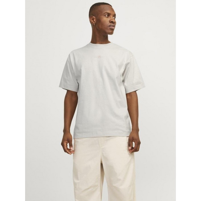 JACK&JONES ORIGINALS JCOSOLARRIZE TEE SS CREW NECK LN Moonbeam | Freewear JCOSOLARRIZE TEE SS CREW NECK LN - www.freewear.nl - Freewear