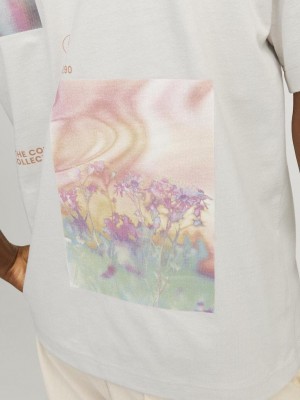 JACK&JONES ORIGINALS JCOSOLARRIZE TEE SS CREW NECK LN Moonbeam | Freewear JCOSOLARRIZE TEE SS CREW NECK LN - www.freewear.nl - Freewear