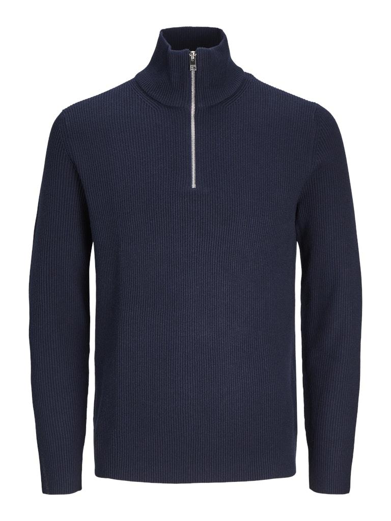 JACK&JONES JJEPERFECT KNIT HALF ZIP SN Heren Trui - Maat M