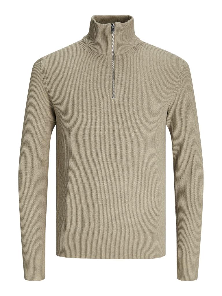 JACK&JONES JJEPERFECT KNIT HALF ZIP SN Heren Trui - Maat L