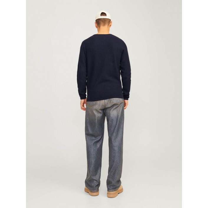 Jack & Jones:JACK&JONES ESSENTIALS JJECOOPER KNIT CREW NECK NOOS Mood Indigo | Freewear JJECOOPER KNIT CREW NECK NOOS - www.freewear.nl - Freewear