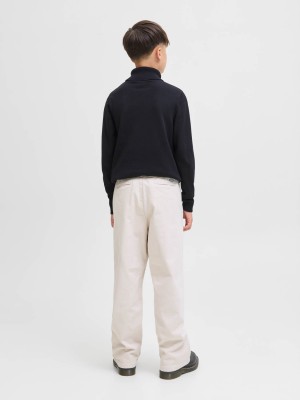 jack en jones boys JJEBASIC KNIT ROLL NECK JNR Black | Freewear JJEBASIC KNIT ROLL NECK JNR - www.freewear.nl - Freewear