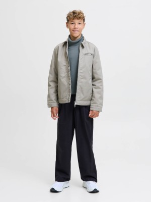 jack en jones boys JJEBASIC KNIT ROLL NECK JNR Stormy Weather | Freewear JJEBASIC KNIT ROLL NECK JNR - www.freewear.nl - Freewear