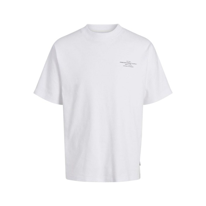 JACK%JONES PREMIUM JPRCCCHAD BRANDING SS CREW NECK TEE: Bright White | Freewear JPRCCCHAD BRANDING SS CREW NECK TEE: - www.freewear.nl - Freewear