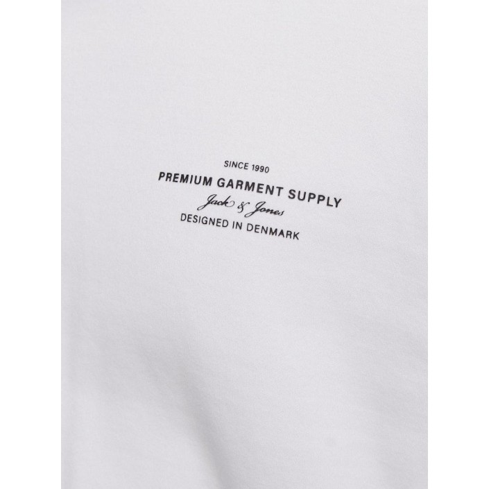 JACK%JONES PREMIUM JPRCCCHAD BRANDING SS CREW NECK TEE: Bright White | Freewear JPRCCCHAD BRANDING SS CREW NECK TEE: - www.freewear.nl - Freewear