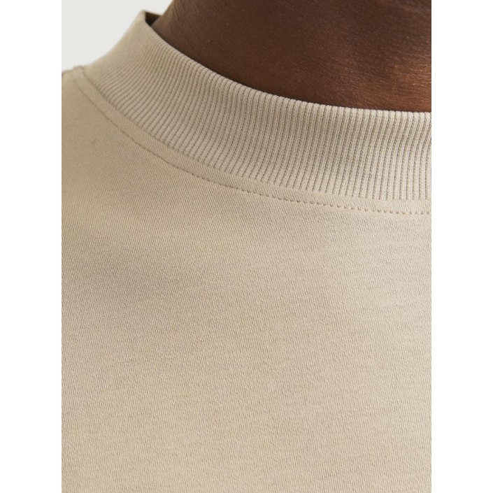 JACK%JONES PREMIUM JPRCCCHAD BRANDING SS CREW NECK TEE: Greige | Freewear JPRCCCHAD BRANDING SS CREW NECK TEE: - www.freewear.nl - Freewear