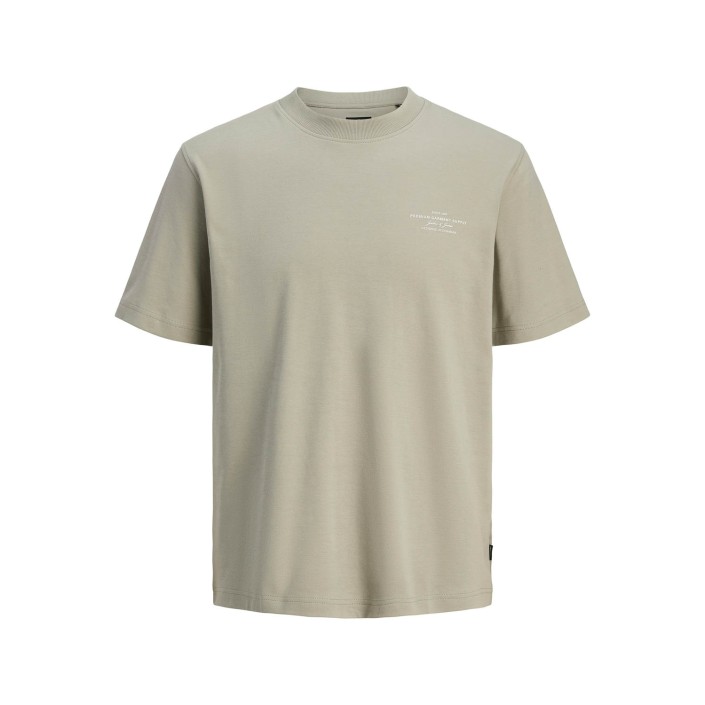 JACK%JONES PREMIUM JPRCCCHAD BRANDING SS CREW NECK TEE: Dried Sage | Freewear JPRCCCHAD BRANDING SS CREW NECK TEE: - www.freewear.nl - Freewear