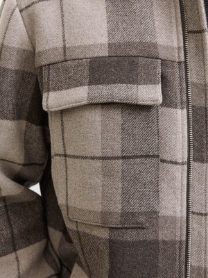 JACK%JONES PREMIUM JPRCCRUSSEL JACKET SN Brindle/CHECK | Freewear JPRCCRUSSEL JACKET SN - www.freewear.nl - Freewear