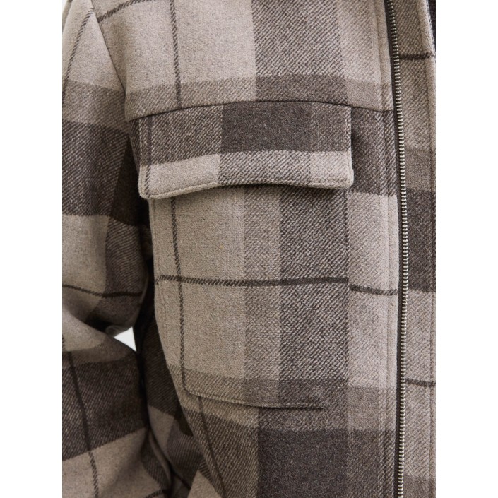 JACK%JONES PREMIUM JPRCCRUSSEL JACKET SN Brindle/CHECK | Freewear JPRCCRUSSEL JACKET SN - www.freewear.nl - Freewear