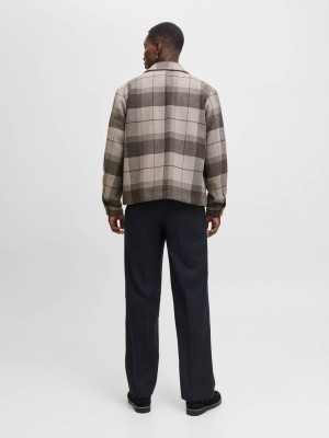 JACK%JONES PREMIUM JPRCCRUSSEL JACKET SN Brindle/CHECK | Freewear JPRCCRUSSEL JACKET SN - www.freewear.nl - Freewear
