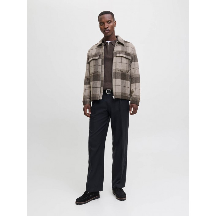 JACK%JONES PREMIUM JPRCCRUSSEL JACKET SN Brindle/CHECK | Freewear JPRCCRUSSEL JACKET SN - www.freewear.nl - Freewear