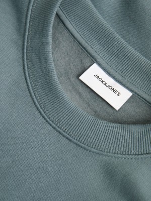 Jack & Jones:JACK&JONES ESSENTIALS JJEURBAN EDGE SWEAT CREW NECK NOOS Stormy Weather | Freewear JJEURBAN EDGE SWEAT CREW NECK NOOS - www.freewear.nl - Freewear