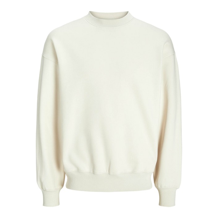 Jack & Jones:JACK&JONES ESSENTIALS JJEURBAN EDGE SWEAT CREW NECK NOOS Moonbeam | Freewear JJEURBAN EDGE SWEAT CREW NECK NOOS - www.freewear.nl - Freewear